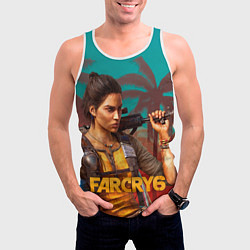 Майка-безрукавка мужская Far Cry Dani Rojas, цвет: 3D-белый — фото 2