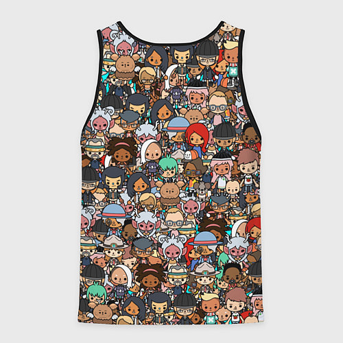 Мужская майка без рукавов Toca Life / 3D-Черный – фото 2