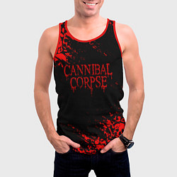 Майка-безрукавка мужская CANNIBAL CORPSE КРАСНЫЕ ЧЕРЕПА, цвет: 3D-красный — фото 2