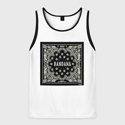 Майка-безрукавка мужская KIZARU BANDANA, цвет: 3D-черный