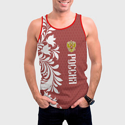 Майка-безрукавка мужская Сборная России, цвет: 3D-красный — фото 2