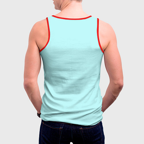 Мужская майка без рукавов Toca Boca Тока Бока все персонажи / 3D-Красный – фото 4