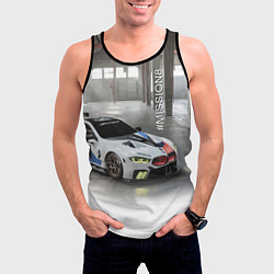 Майка-безрукавка мужская BMW Motorsport Mission 8, цвет: 3D-черный — фото 2