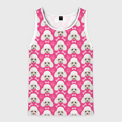 Мужская майка без рукавов Собака Пудель