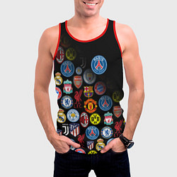 Майка-безрукавка мужская PSG LOGOBOMBING, цвет: 3D-красный — фото 2