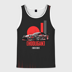 Майка-безрукавка мужская HOOLIGAN HOONIGAN, цвет: 3D-белый