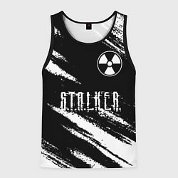 Майка-безрукавка мужская S T A L K E R 2: Тени Чернобыля, цвет: 3D-черный