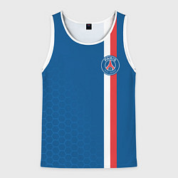 Майка-безрукавка мужская PSG SPORT STRIPES UNIFORM, цвет: 3D-белый