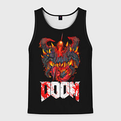 Майка-безрукавка мужская Какодемон Cacodemon Doom, цвет: 3D-черный