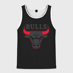 Мужская майка без рукавов CHICAGO BULLS ЧИКАГО БУЛЛС ЯРОСТЬ БЫКА