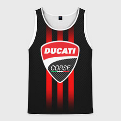 Мужская майка без рукавов DUCATI CARBON LOGO ITALY CONCERN