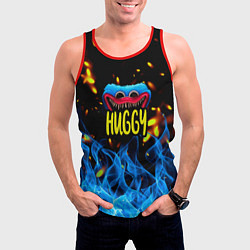 Майка-безрукавка мужская Poppy Playtime: Blue Fire, цвет: 3D-красный — фото 2