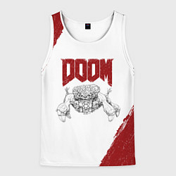Майка-безрукавка мужская Владычица пауков Doom, цвет: 3D-белый