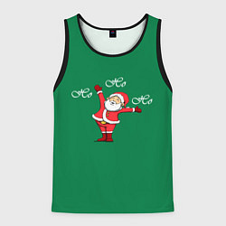 Майка-безрукавка мужская О хо хо, цвет: 3D-черный