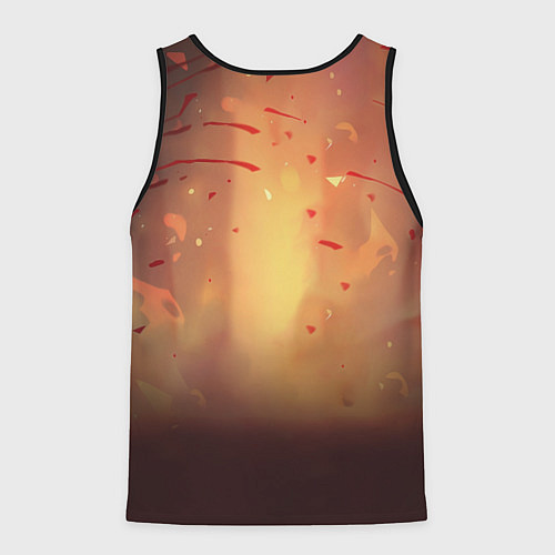 Мужская майка без рукавов Arcane: League of Legends Jinx / 3D-Черный – фото 2