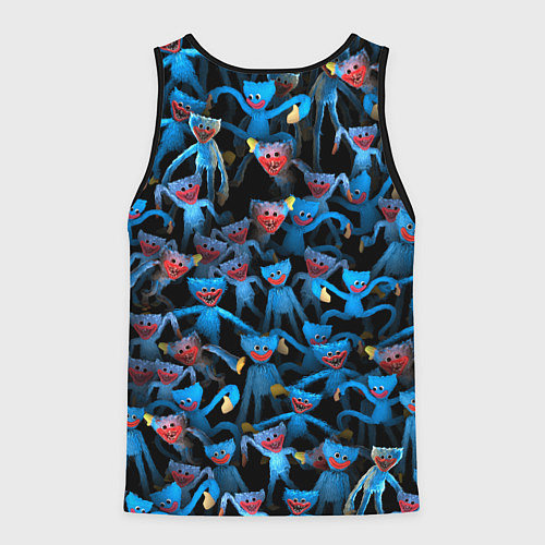 Мужская майка без рукавов Толпа Хагги Вагги / 3D-Черный – фото 2