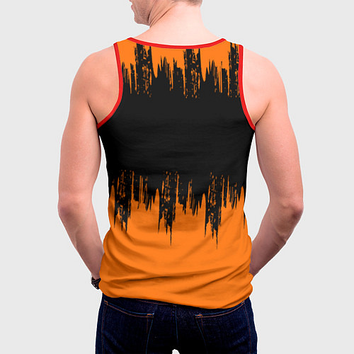 Мужская майка без рукавов ХАЛФ-ЛАЙФ HALF-LIFE / 3D-Красный – фото 4