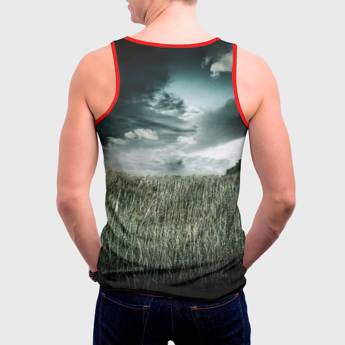 Мужская майка без рукавов All Hope Is Gone - Slipknot / 3D-Красный – фото 4