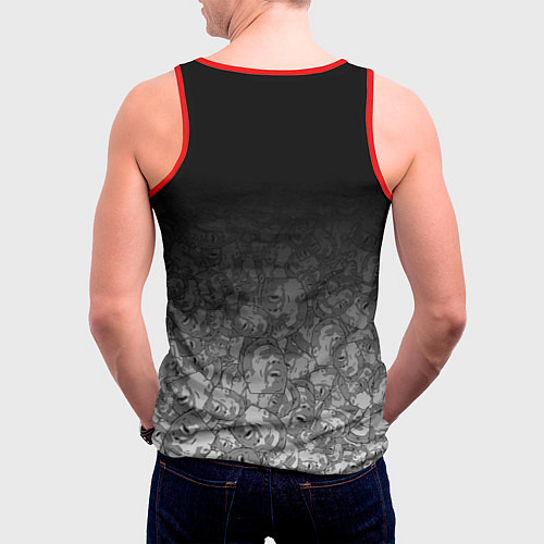 Мужская майка без рукавов BILLY HERRINGTON: SPARTA / 3D-Красный – фото 4