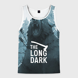 Майка-безрукавка мужская The Long Dark медведь, цвет: 3D-белый