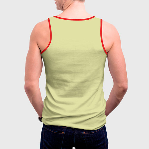 Мужская майка без рукавов Megadeth world / 3D-Красный – фото 4