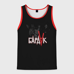 Майка-безрукавка мужская Бардак Dark Theme, цвет: 3D-красный