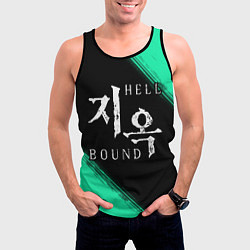 Майка-безрукавка мужская HELLBOUND - Краска, цвет: 3D-черный — фото 2