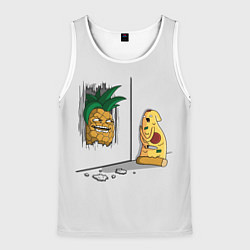 Мужская майка без рукавов HERES PINEAPPLE!