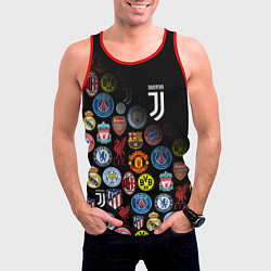 Майка-безрукавка мужская JUVENTUS LOGOBOMBING SPORT, цвет: 3D-красный — фото 2