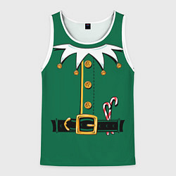 Мужская майка без рукавов Christmas Elf Outfit