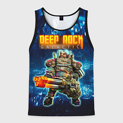Майка-безрукавка мужская Deep Rock Galactic Gunner, цвет: 3D-черный