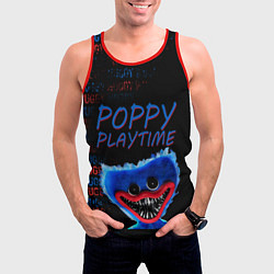 Майка-безрукавка мужская Хагги ВАГГИ Poppy Playtime, цвет: 3D-красный — фото 2