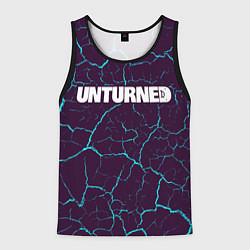 Майка-безрукавка мужская UNTURNED Трещины, цвет: 3D-черный