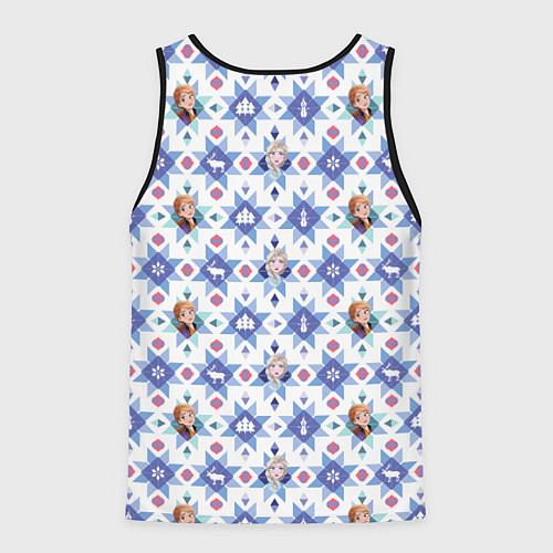 Мужская майка без рукавов Pattern Frozen / 3D-Черный – фото 2