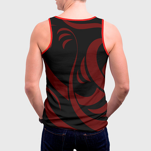 Мужская майка без рукавов ТАКАШИ МИЦУЯ ТОСВА / 3D-Красный – фото 4