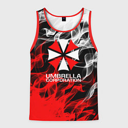 Майка-безрукавка мужская Umbrella Corporation Fire, цвет: 3D-красный