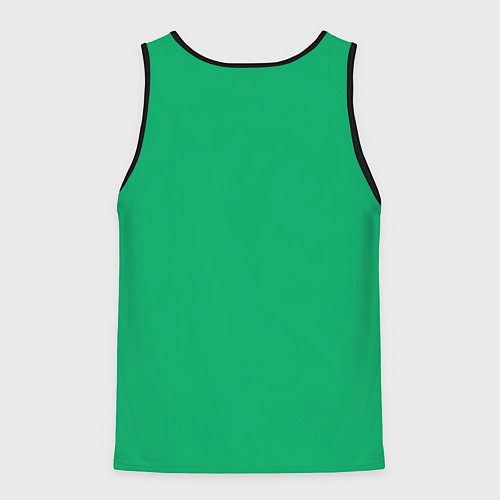 Мужская майка без рукавов Побег от криперов / 3D-Черный – фото 2