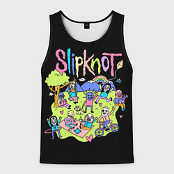 Майка-безрукавка мужская Slipknot cuties, цвет: 3D-черный