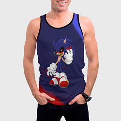 Майка-безрукавка мужская CОНИК ЭКЗЕ Краски, цвет: 3D-черный — фото 2