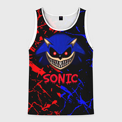 Мужская майка без рукавов SONIC EXE DARK SONIC