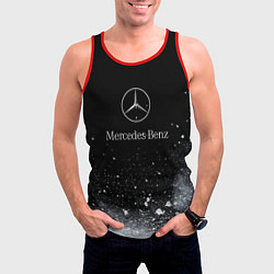 Майка-безрукавка мужская Mercedes-Benz распылитель, цвет: 3D-красный — фото 2