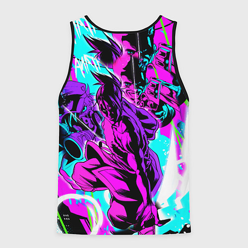 Мужская майка без рукавов Katana Zero Файтинг Катана Зеро Игра / 3D-Черный – фото 2