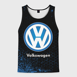 Майка-безрукавка мужская Volkswagen - Объемный, цвет: 3D-черный