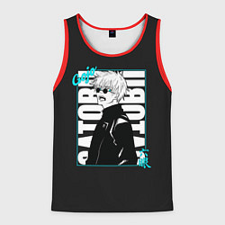 Майка-безрукавка мужская Годжо сан, цвет: 3D-красный