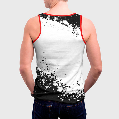 Мужская майка без рукавов Mitsubishi Drift / 3D-Красный – фото 4