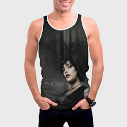 Майка-безрукавка мужская Alice Cullen, цвет: 3D-белый — фото 2