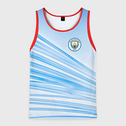Майка-безрукавка мужская MANCHESTER CITY Манчестер Сити, цвет: 3D-красный