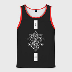 Майка-безрукавка мужская Серебряный самурай, цвет: 3D-красный