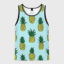 Мужская майка без рукавов Рисунок ананасов