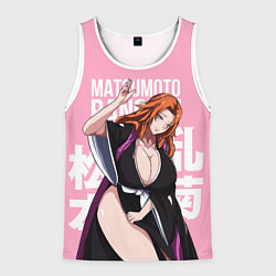 Майка-безрукавка мужская Matsumoto Rangiku, цвет: 3D-белый